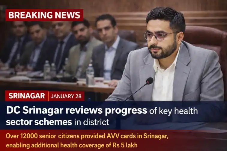DC Srinagar Steps Up Health Outreach Across District