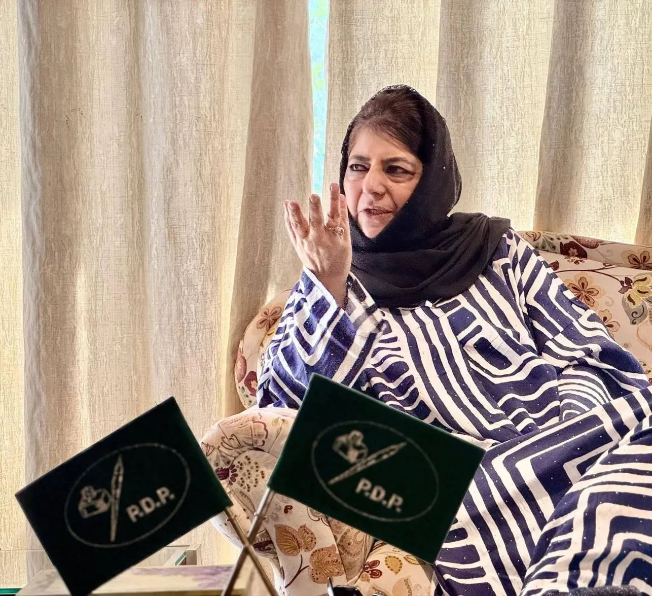 “We Stand With Iran, Urge People to Pray for Muslim Ummah”: Mehbooba Mufti