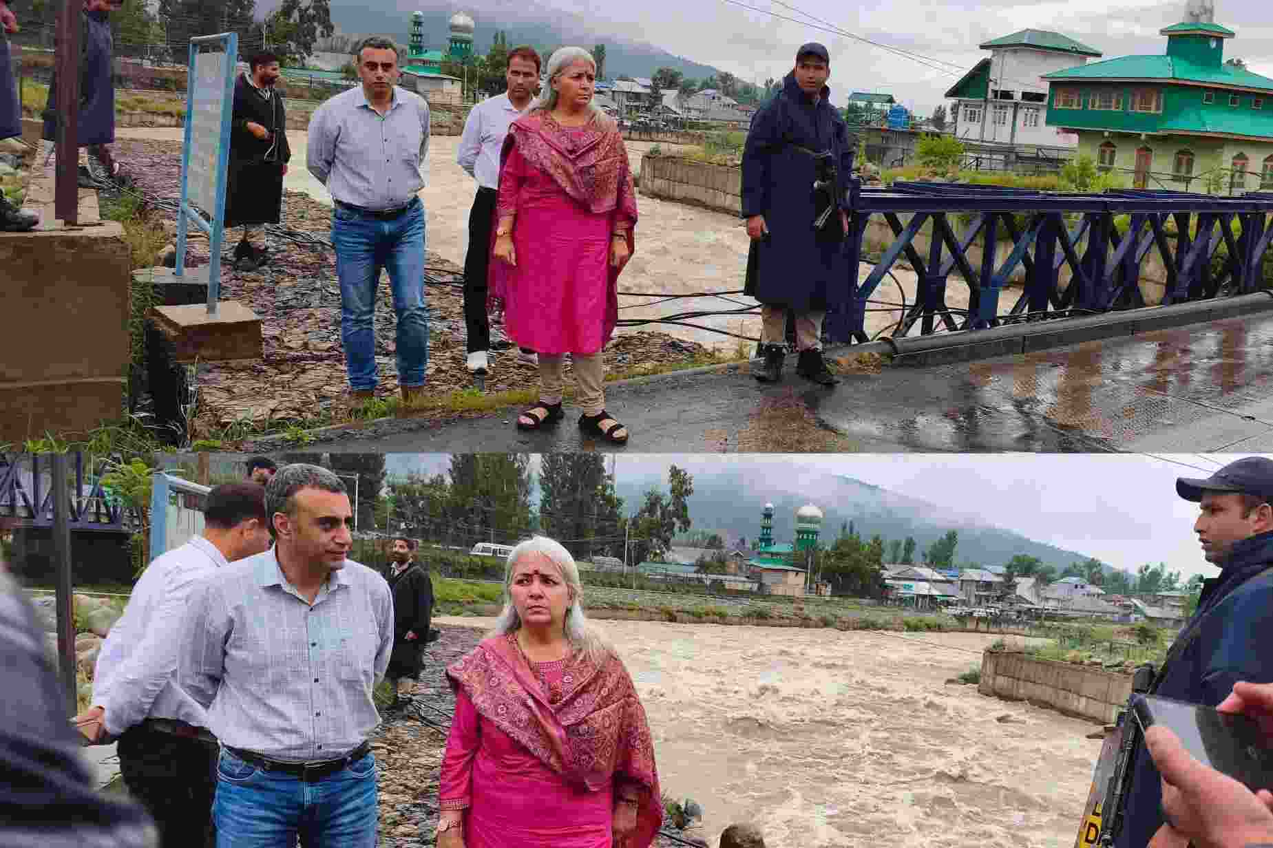 DC Bandipora Urges People to Stay Away from Water Bodies Amid Rising Water Levels