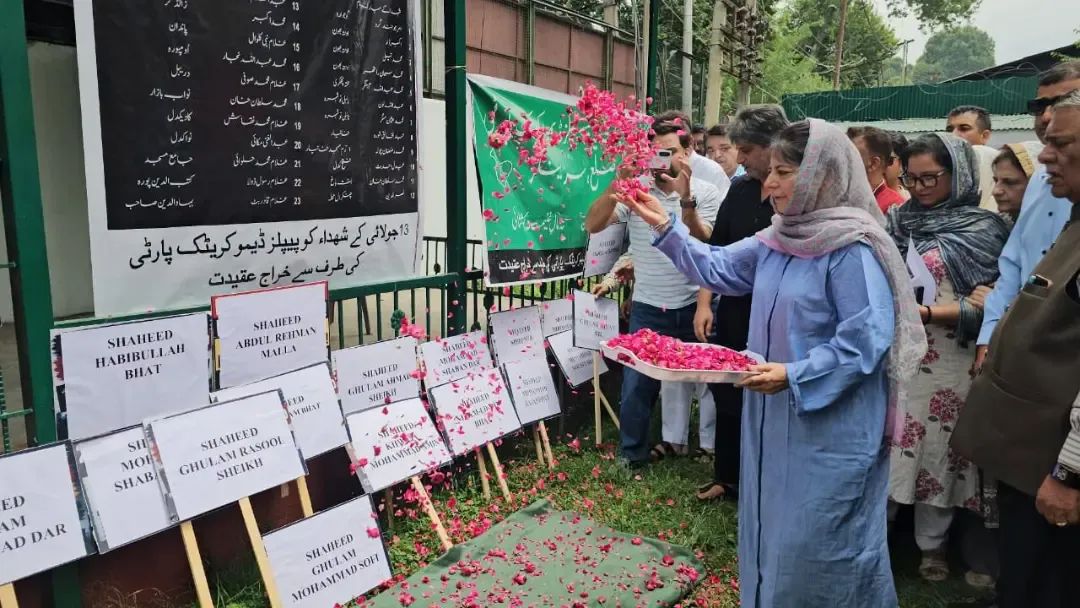 ‘July 13 Martyrs Laid Foundation of Democracy; BJP Cannot Erase Their Legacy’: Mehbooba Mufti