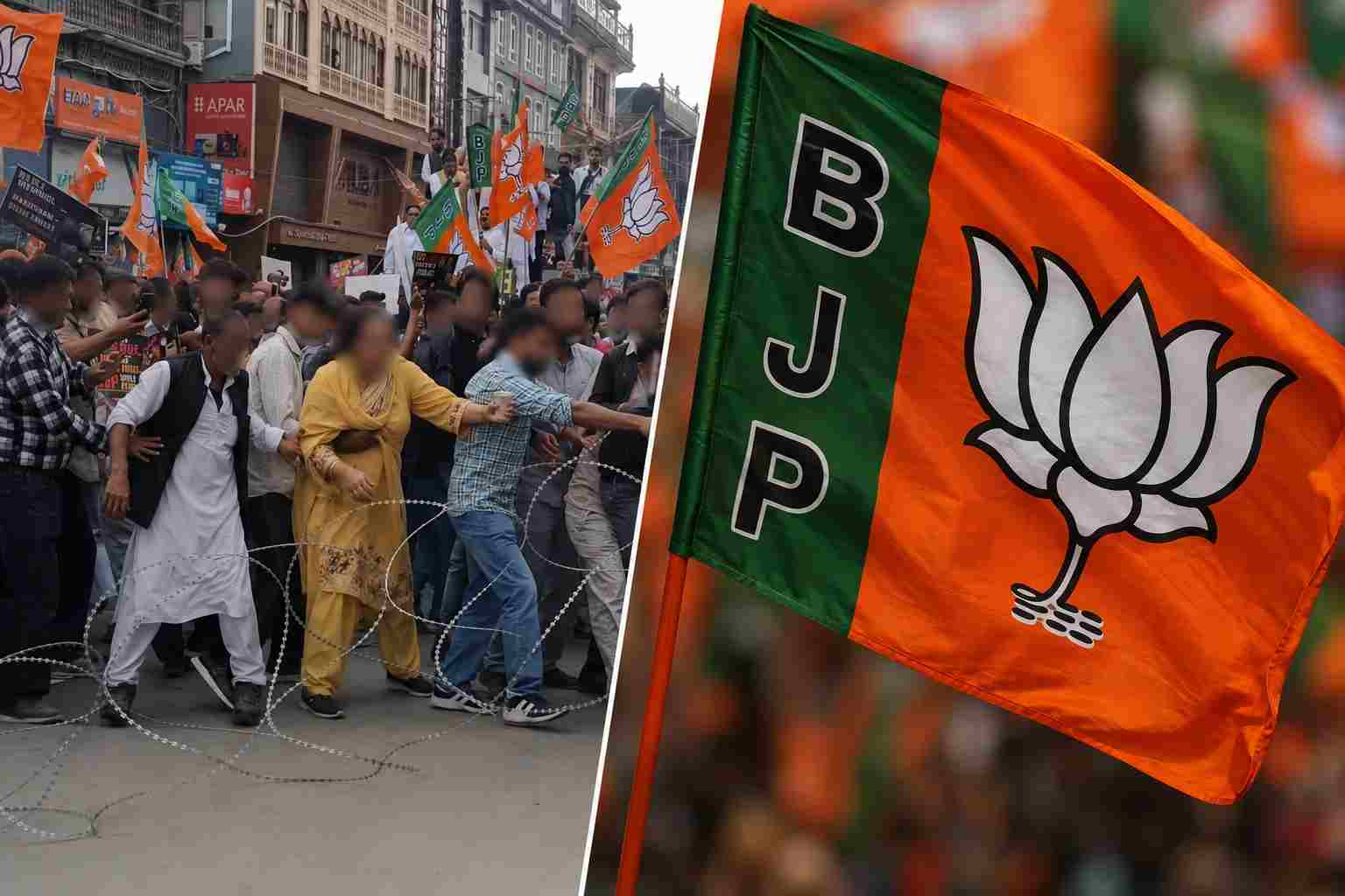 BJP Claims Man Identified in Srinagar Molestation Incident During Protest