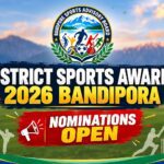 District Sports Advisory Board Bandipora Invites Nominations for Sports Awards 2026